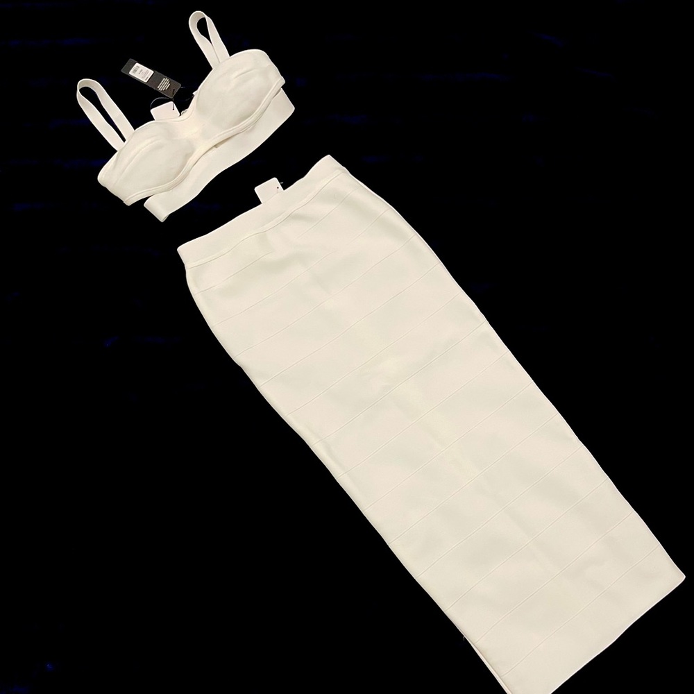 Breaking Habits Bandage Skirt Set